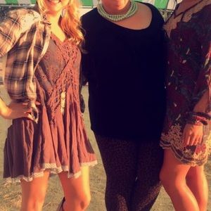 See through tunic dress